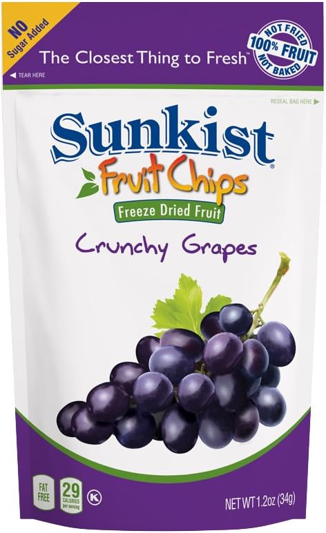 Sunkist Fruit Chips, Grapes, 1.2 Ounce