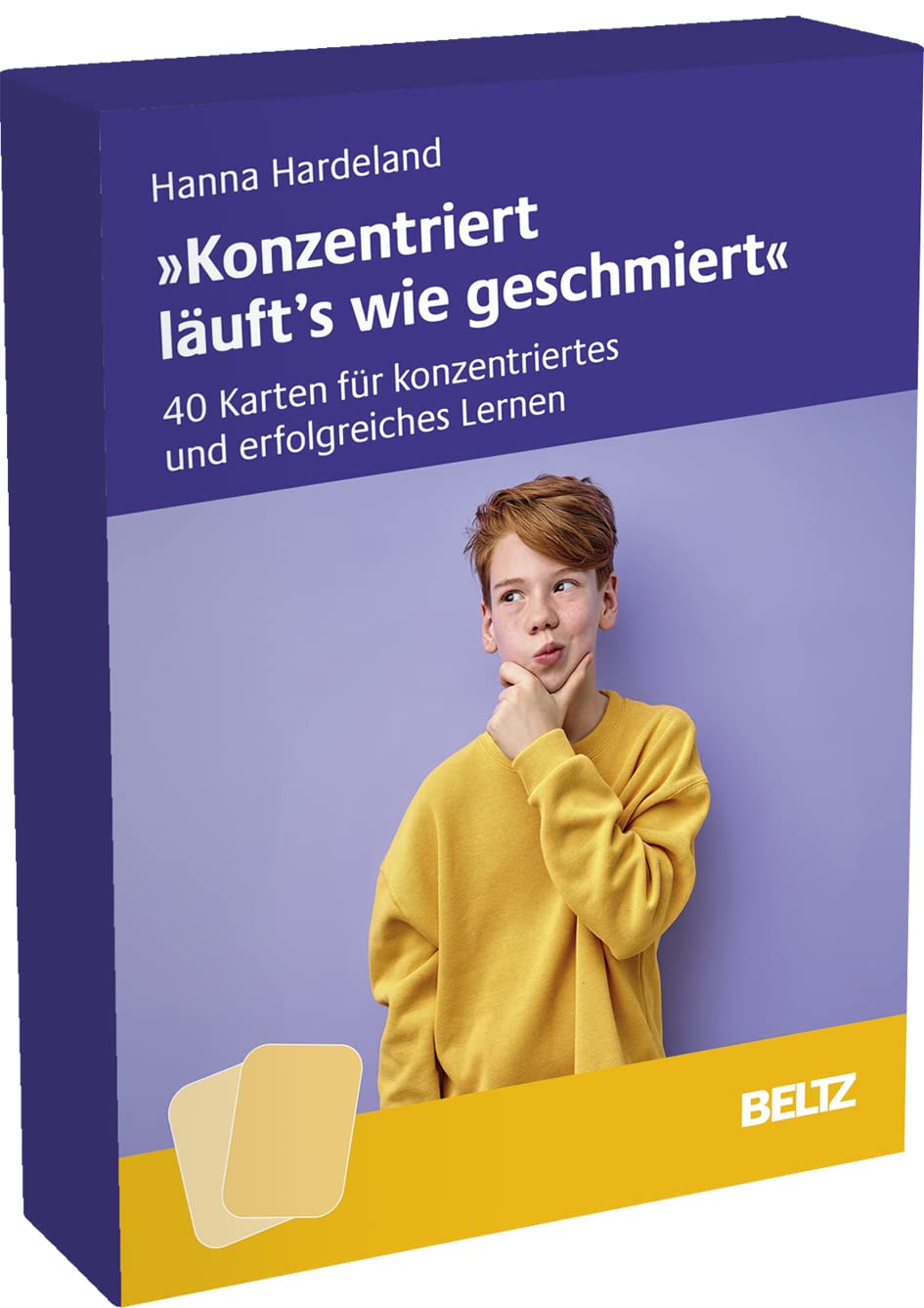 »Konzentriert läuft's wie geschmiert«: 40 Karten für konzentriertes und erfolgreiches Lernen (Kartensets für die pädagogische Praxis)