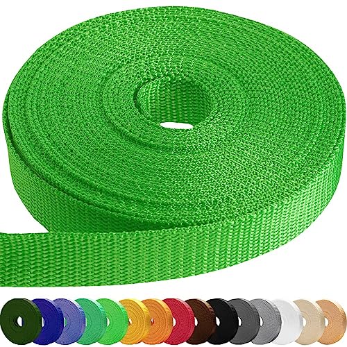 Image of TECEUM 3 /4 inch & 5 /8 inch & 1 inch & 1.5 inch & 2 inch Webbing - 10 25 50 Yards - 40+ Colors - Heavy Duty 1 Inch 1.5 Inch 2 Inch Backpack Straps - Webbing for Outdoors Indoors Crafting DIY