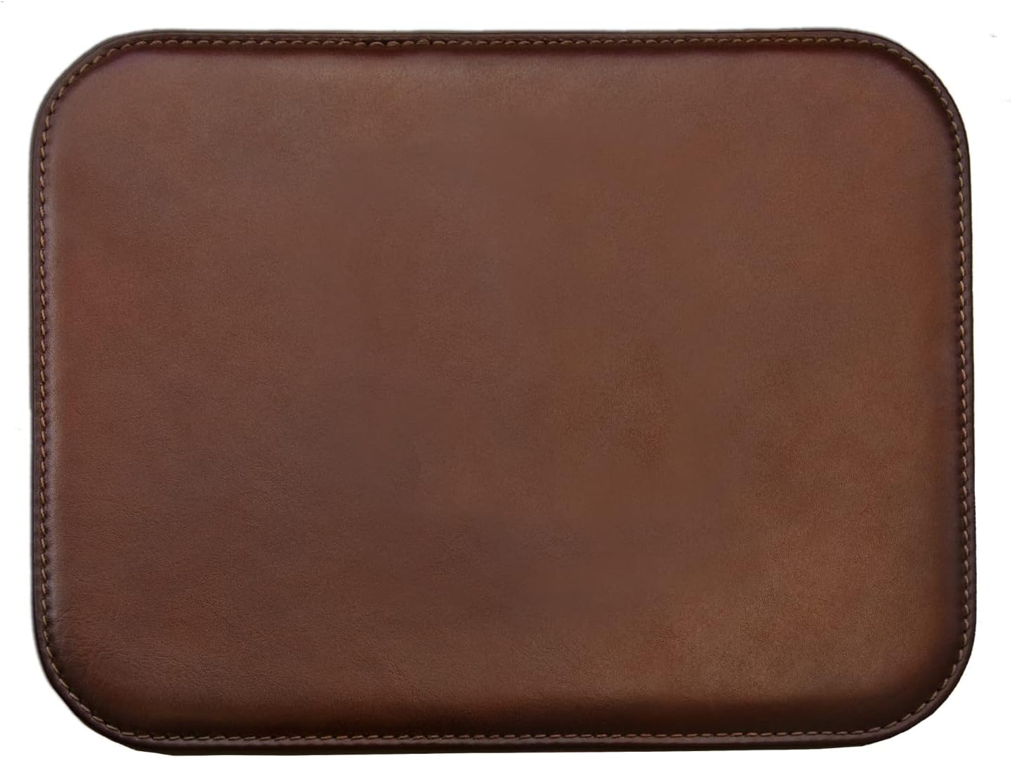 Maruse Italian Leather Mouse Pad for Home or Office Desktop, Handmade in Italy, Brown