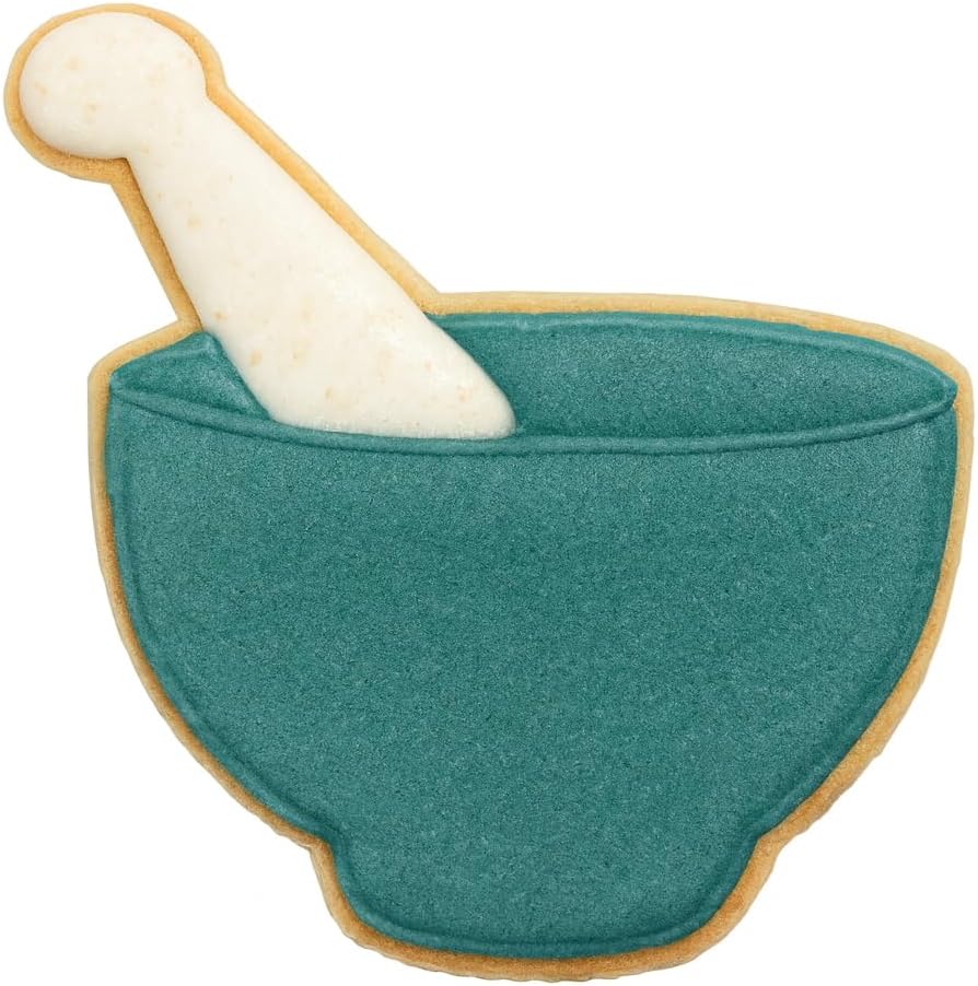 Mortar and Pestle Cookie Cutter with Easy Push Design (4 inches) image 5
