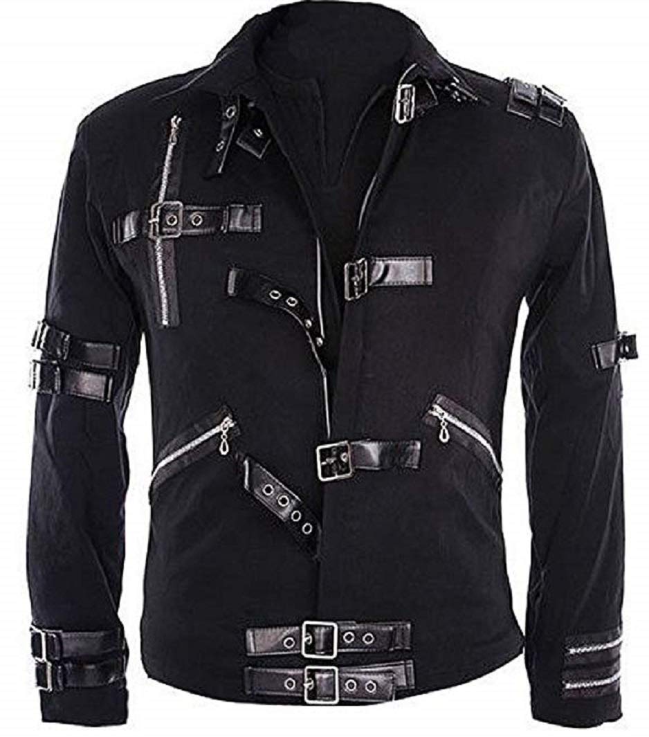 MJ Bad Black Classic Punk Jacket