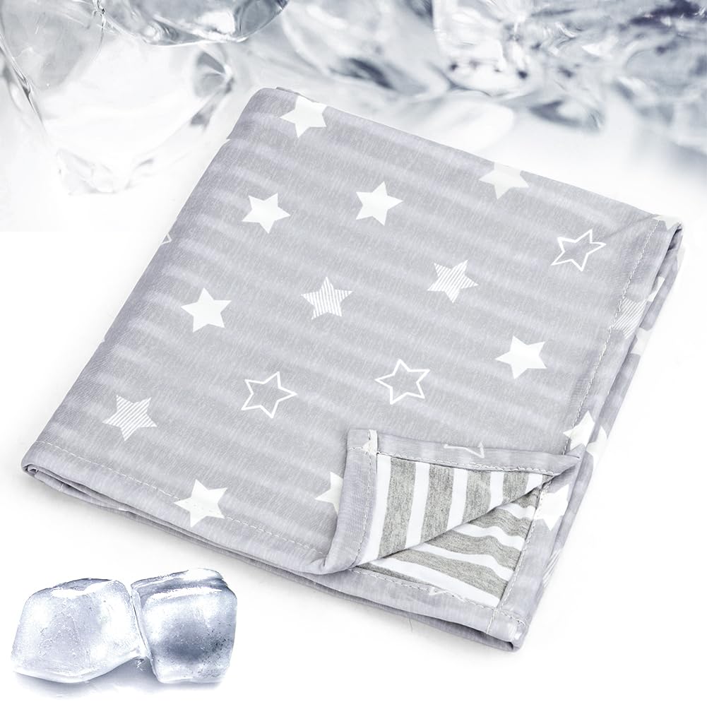 ARGOPET Dog Cooling Blanket 28 * 21inch Lightweight Self Cooling Blanket Bed Cover for Dog Cat Summer Blanket &Ice Silk Cooling Pet Blanket Throw Blanket for Kennel Sofa