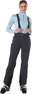 Ksw 249 Wmn Ski Pnts - Pantalón de esquí Funcional con Tirantes extraíbles, protección de los Bordes y Falda para Mujer