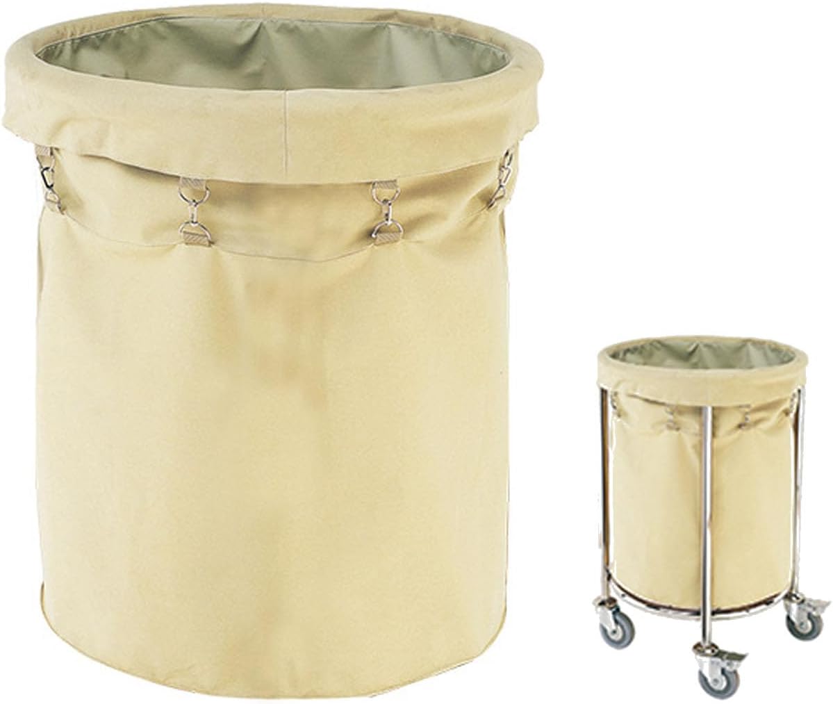 Buhelyc Replacement Liner Bag for Round Laundry Cart Oxford Cloth Storage Bags Removable Liner Bag for Rolling Laundry Basket
