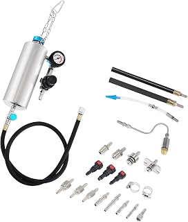 Fuel Injection Systems Cleaning Tools Car Fuel System Cleaner Kit for Petrol EFI Throttle Car Engine Non-Dismantle Cleaner Machine Fuel Injector Cleaner 600ML 140PSI C80 Stylish Design