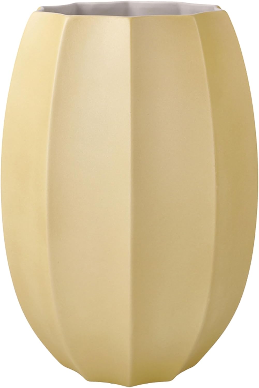 Glass Vase Amber Rain Brown 60 cm