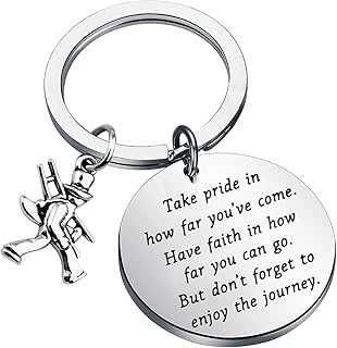 FUSTMW Electrician Keychain Graduation Gifts for Journeyman Coworker