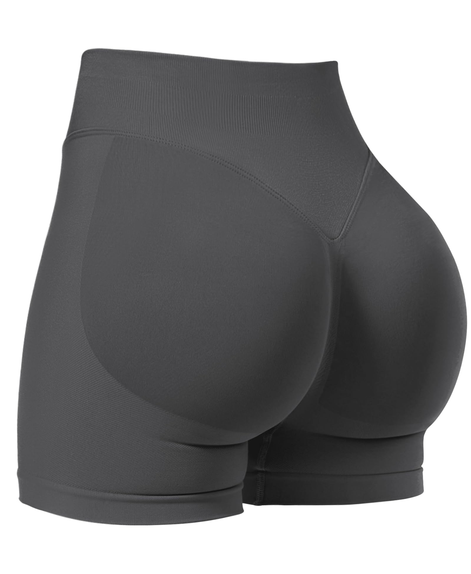 VOYJOY Women Workout Impact Shorts 2.5"/ 3.6"/ 4.5"/ 6" Scrunch Butt Booty | Tummy Control, High Waisted, Bike Short, Gentle Compression, for Women