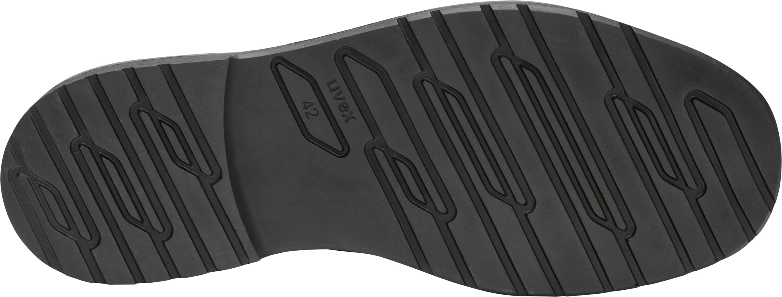 Uvex 1 Zapatos de seguridad con puntera de acero, zapatos de trabajo resistentes y transpirables S3 SRC, unisex, color negro, talla 47