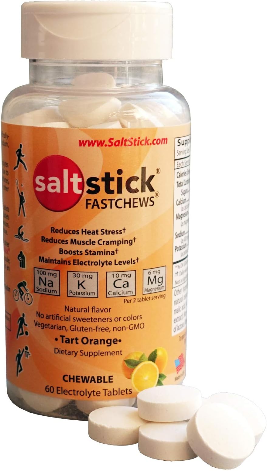 SaltStickFast Chews Tart Orange