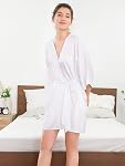 AW BRIDAL 2Pcs His and Hers Silk Robes, Mr and Mrs Matching Robe for Couples, Wedding Engagement Gifts for Bride Groom