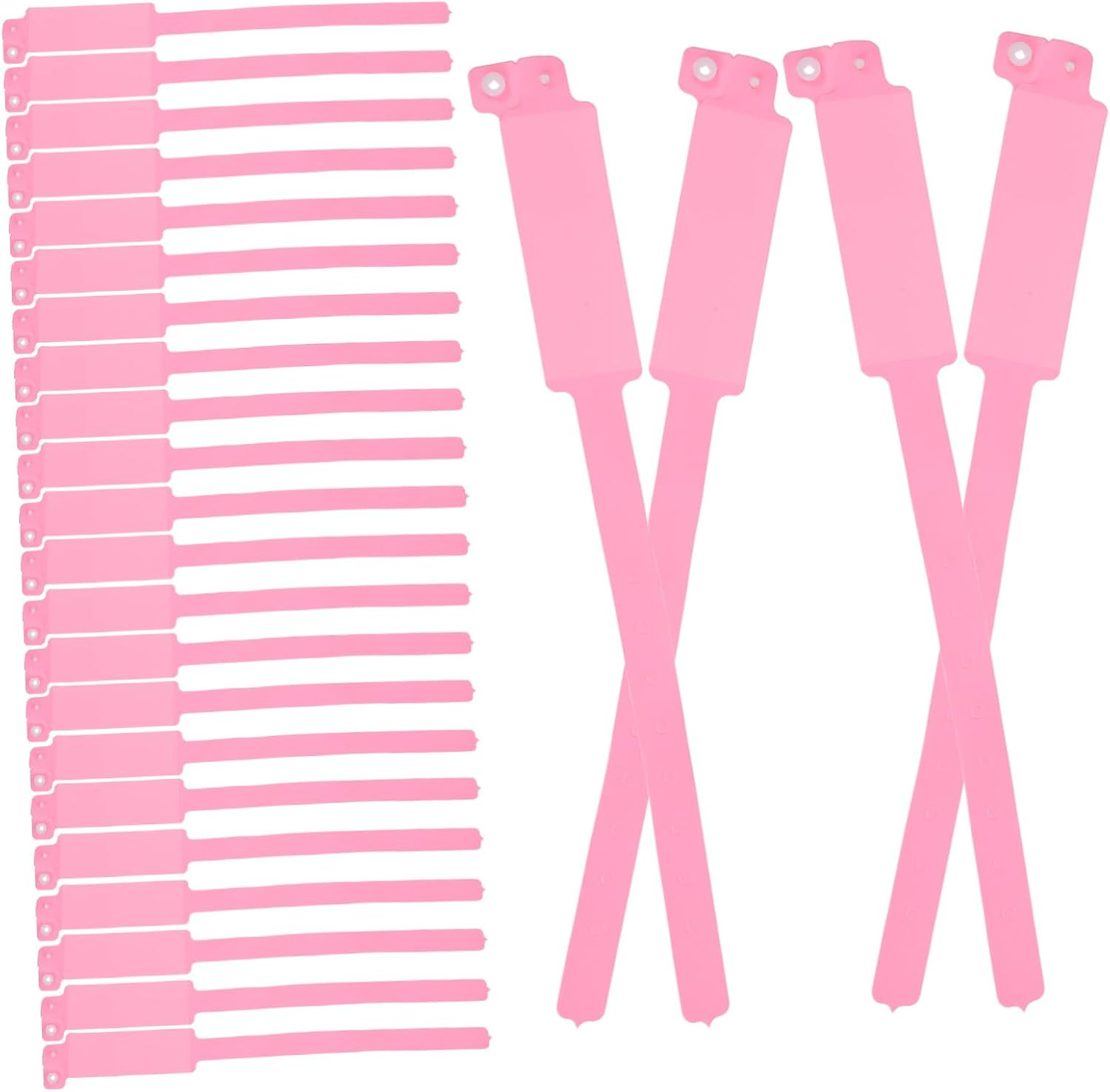 CALLARON 100pcs Tear-Resistant Disposable Wristbands for Patient Identification Comfortable Material for Hospitals and Healthcare Settings