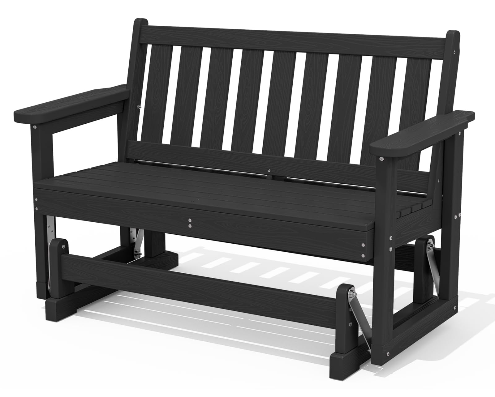 SERWALL 2 Person Patio Glider Bench