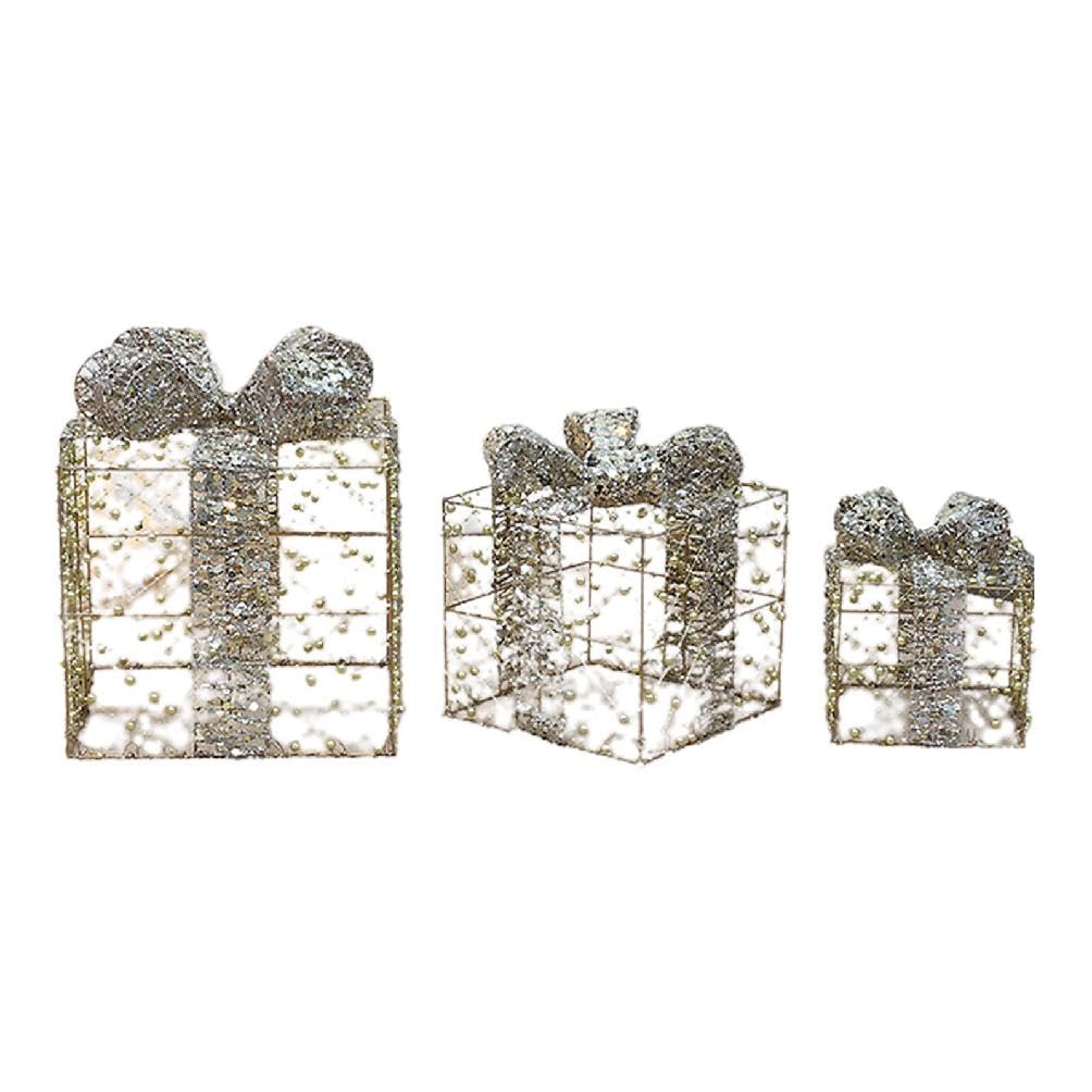 Boîtes Cadeaux Lumineuses de Noël pour Sublimer la Décoration de Table