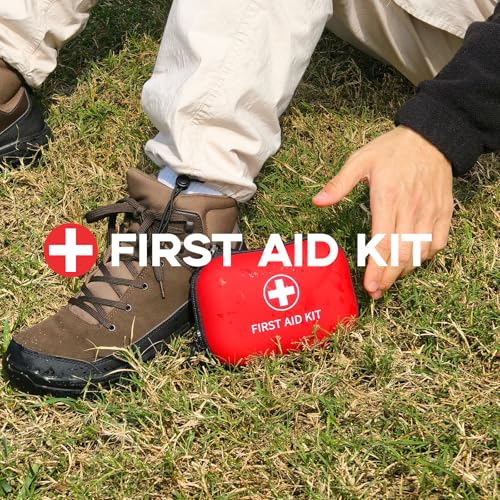 138 Pcs Mini First Aid Kit Travel Size, TSA Approved Small First Aid Kit for Car, Hiking & Home, Compact Travel Medicine Kit, Med Kit - Image 3