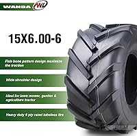 Vista 131 de WANDA One 18x7.50-8 Lawn Mower Cart Turf Tires P332 /4PR