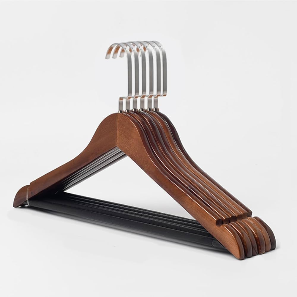 木製ハンガー 20本組 肩部分凹み付き 肩部分に凹み木製ハンガー 20本