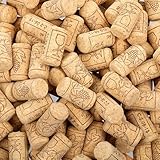 200Pack Straight Wine Cork, #8 Natural 7/8' x 1 3/4' Soft Wine Corks for Wine Bottles, Craft Projects Decor...