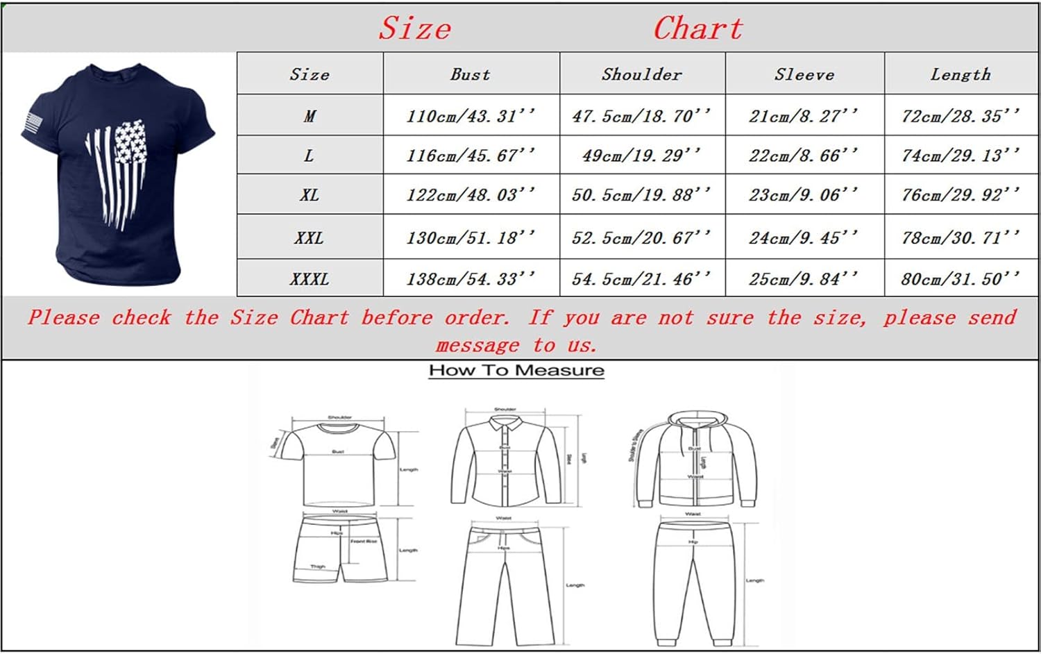 Miniatura 5 de Camiseta patriótica casual de verano para hombre, diseño de bandera americana, para el Día de la Independencia, 4 de julio, 1776