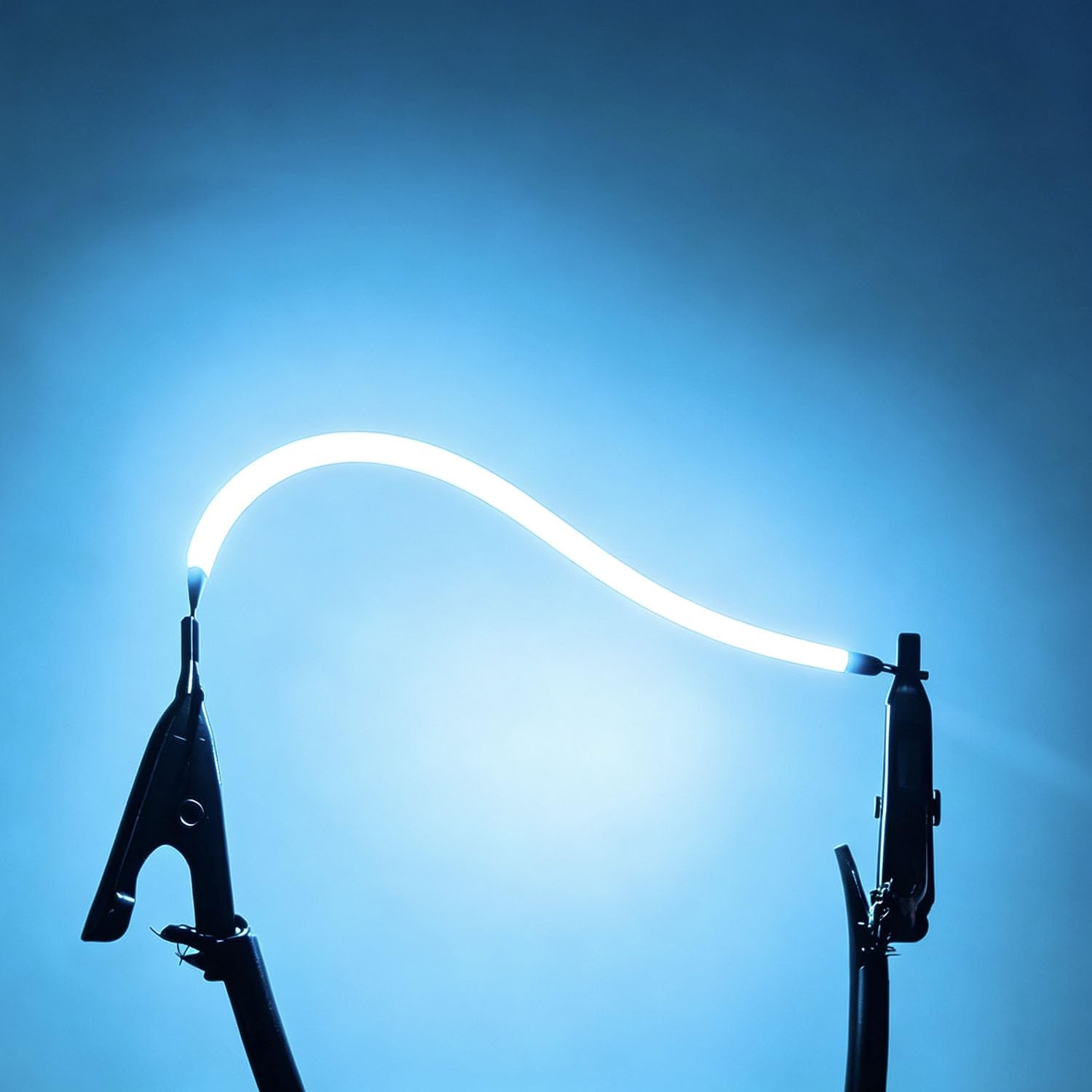 5 szt. Elastyczny filament COB 3V Elastyczny filament LED DIY Lamp Części Diody Taśma Oświetleniowa Dekoracja 450 mm - lód