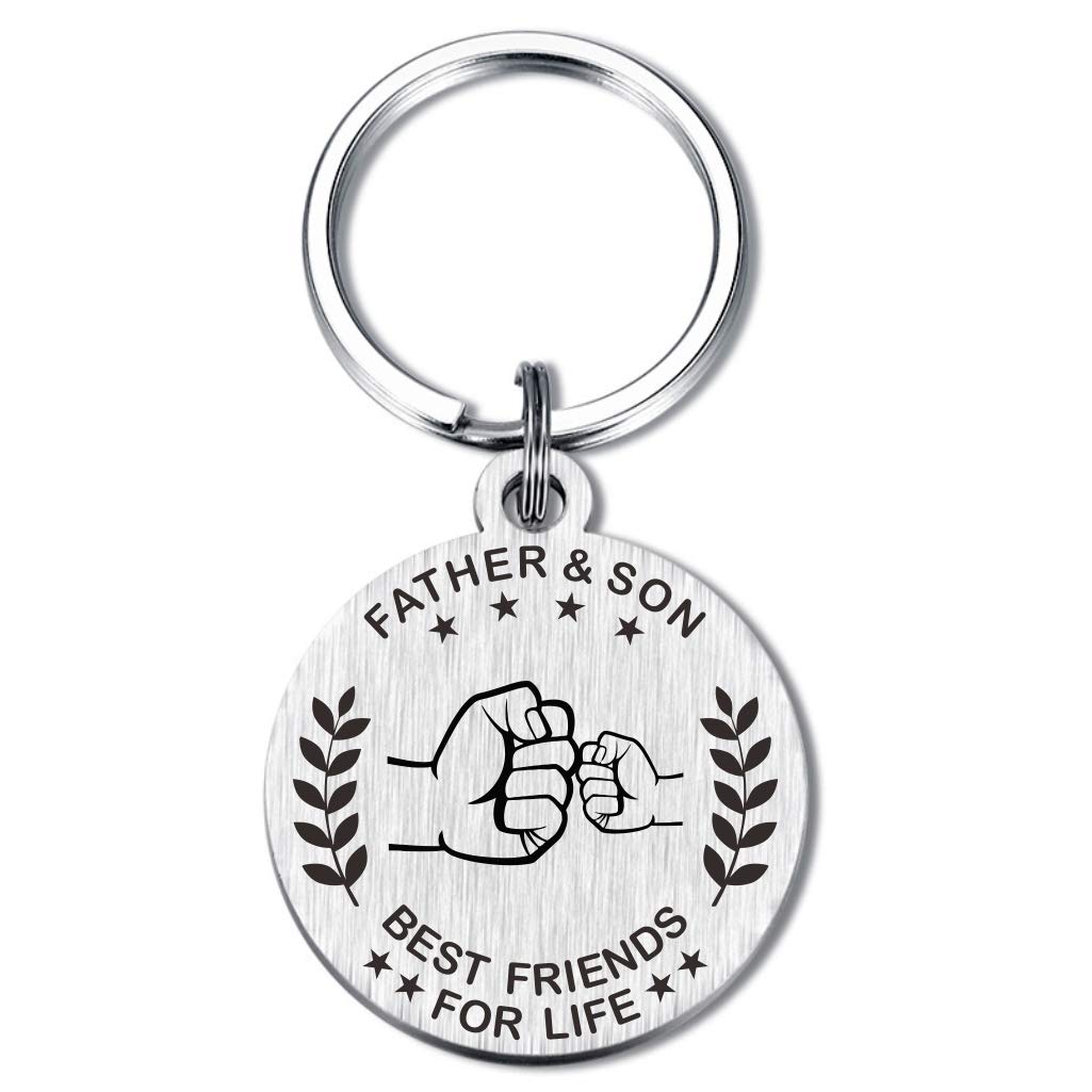 Dad Gifts - Father and Son Daughter Keychain