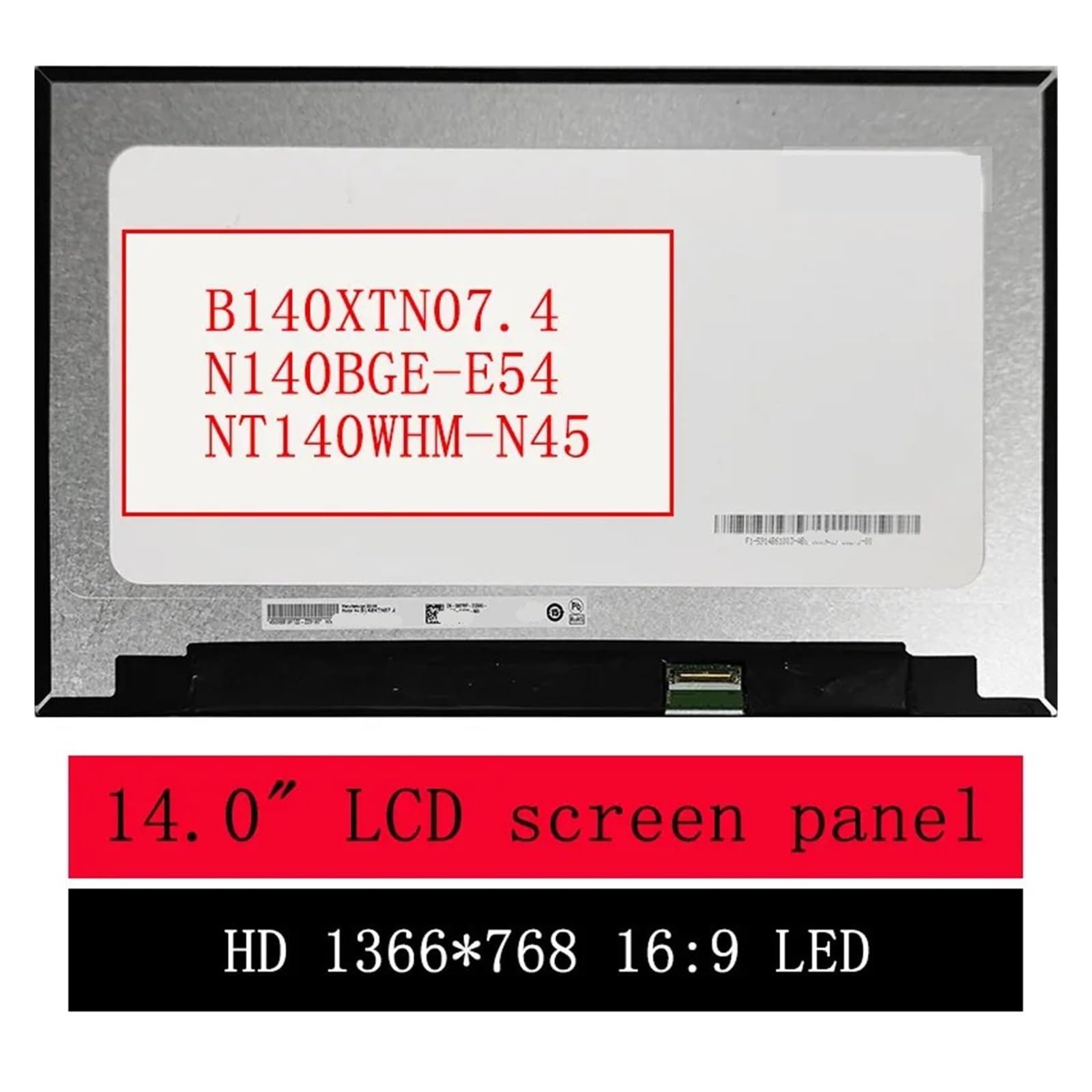 B140XTN07.4 N140BGE-E54, Compatible for Universel, Écran LCD