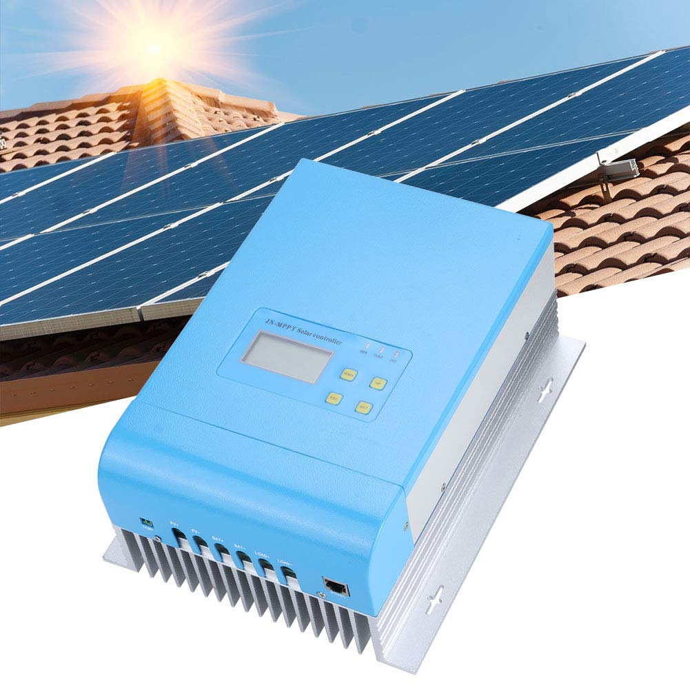 Regolatore di carica MPPT per regolatore di carica fotovoltaico per energia solare in lega di alluminio (24V50A)