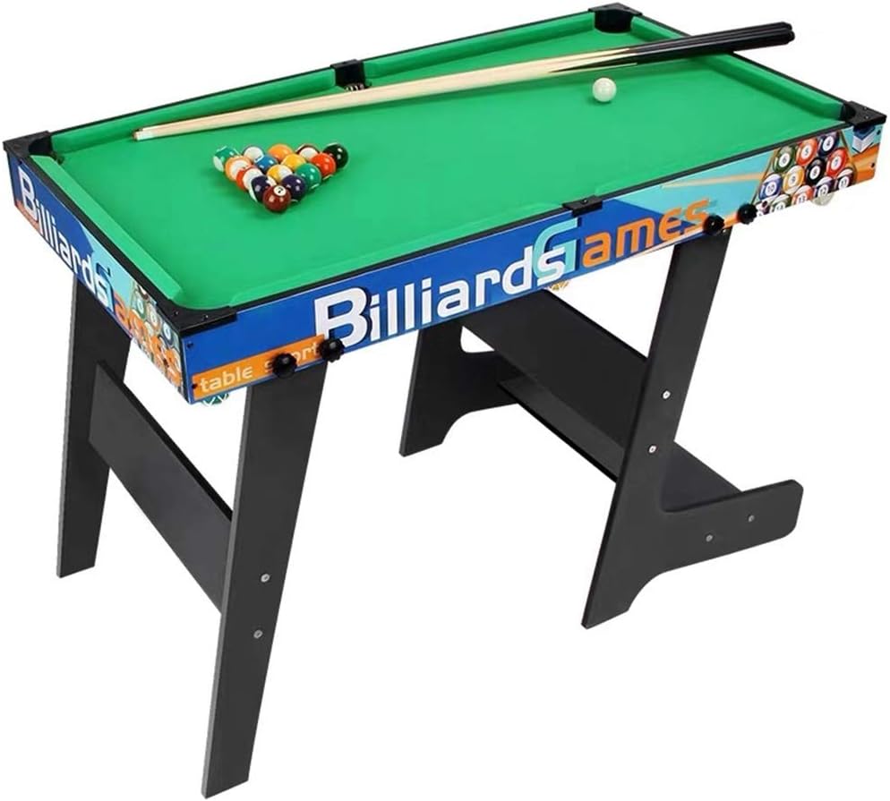 YGO Pool Table Folding Billiards Table Indoor Game Table 38" for Kids and Adults (Size : L-Foldable) : Sports & Outdoors