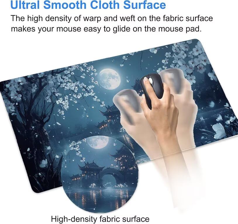 Tapis souris XXL 1200x600 antidérapant pour protéger le bureau et la souris