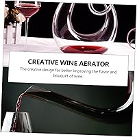 Vista 2 de Decantador Escargot Accesorios para gafas Botellas de agua transparentes Bar Decantador de vino Decantador de whisky de cristal Cubo de hielo