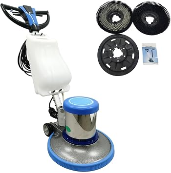 Commercial Floor Polisher Buffer Heavy Duty Multi-functional 17" Industrial Floor Scrubber Machine 110V
