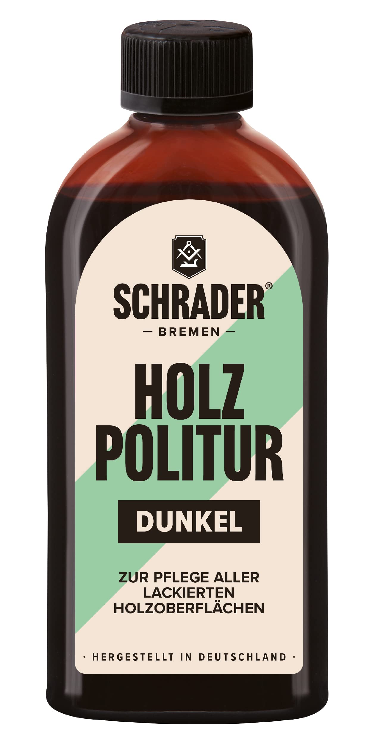 Schrader Holz Politur dunkel - Möbelpolitur - frischt lackierte Holzmöbel auf - 250ml