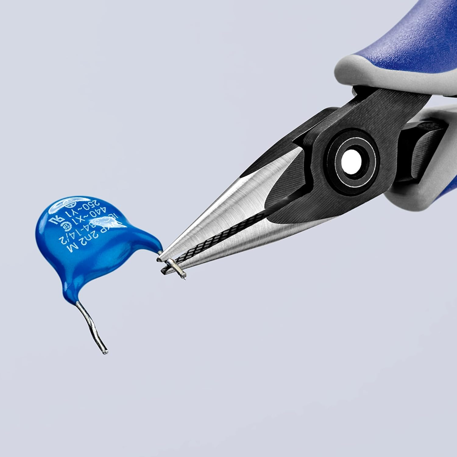 KNIPEX Pinza di precisione speciale per elettronica con impugnature multicomponente 130 mm, 34 52 130