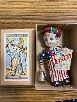 Amazon.co.jp: NEWS-BOY ニュースボーイ ブリキの人形 復刻版