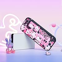 Vista 8 de GeekShare Funda protectora delgada compatible con Nintendo Switch OLED y Joy-Con - Absorción de golpes y arañazos - PinkHolic