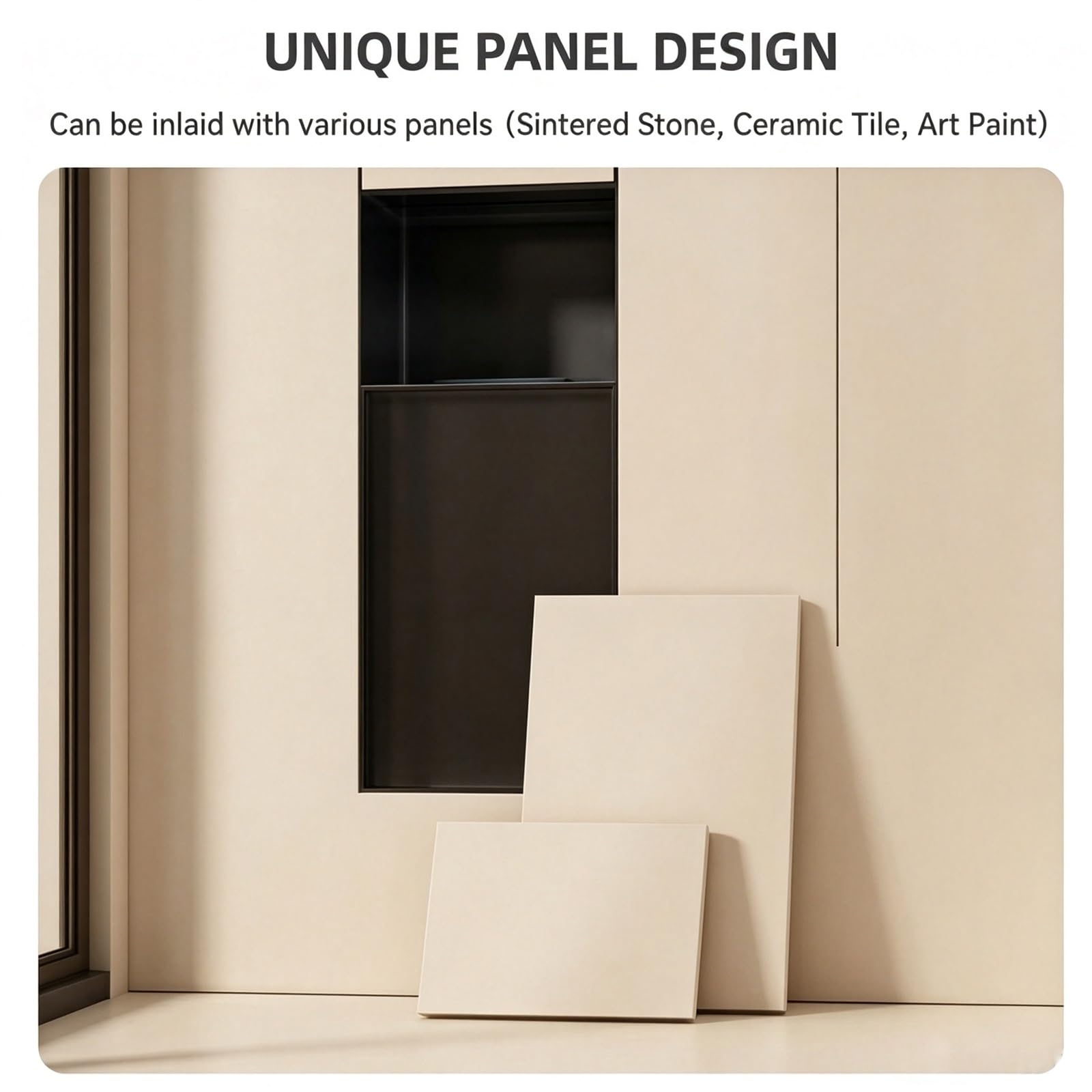 Nicho de Pared para alicatar, Portarrollos con Papelera Oculta, Mueble Empotrado de baño en Acero INOX 304, Diseño Minimalista 4-en-1