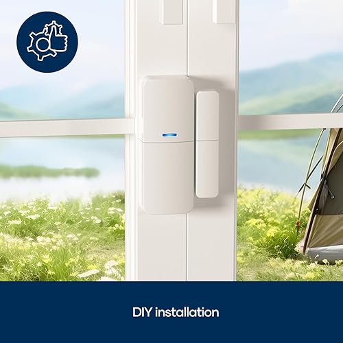 Miniatura 4 de Sensor de entrada (paquete de 6) – Protección de ventanas y puertas – Compatible con el sistema de seguridad tolviviov para el hogar