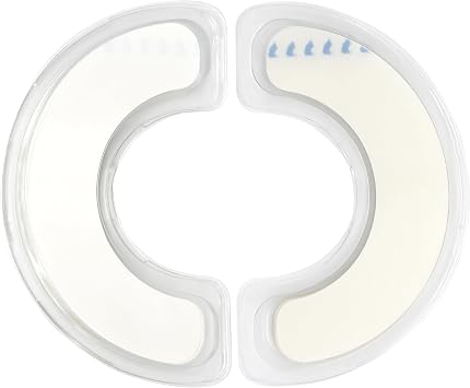 40PC Ostomy Barrier Strips, Elastic Hydrocolloid Skin Adhesive Ostomy Barrier Tape for Colostomy Stoma Bags