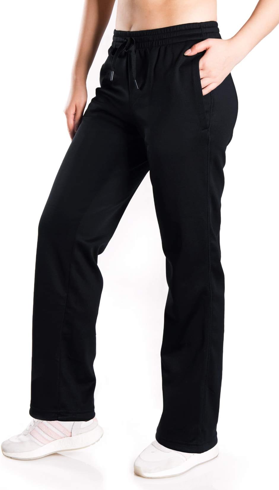 YogipacePetite/Regular/Tall,Women's Water Resistant Thermal Fleece Pants Sweatpants