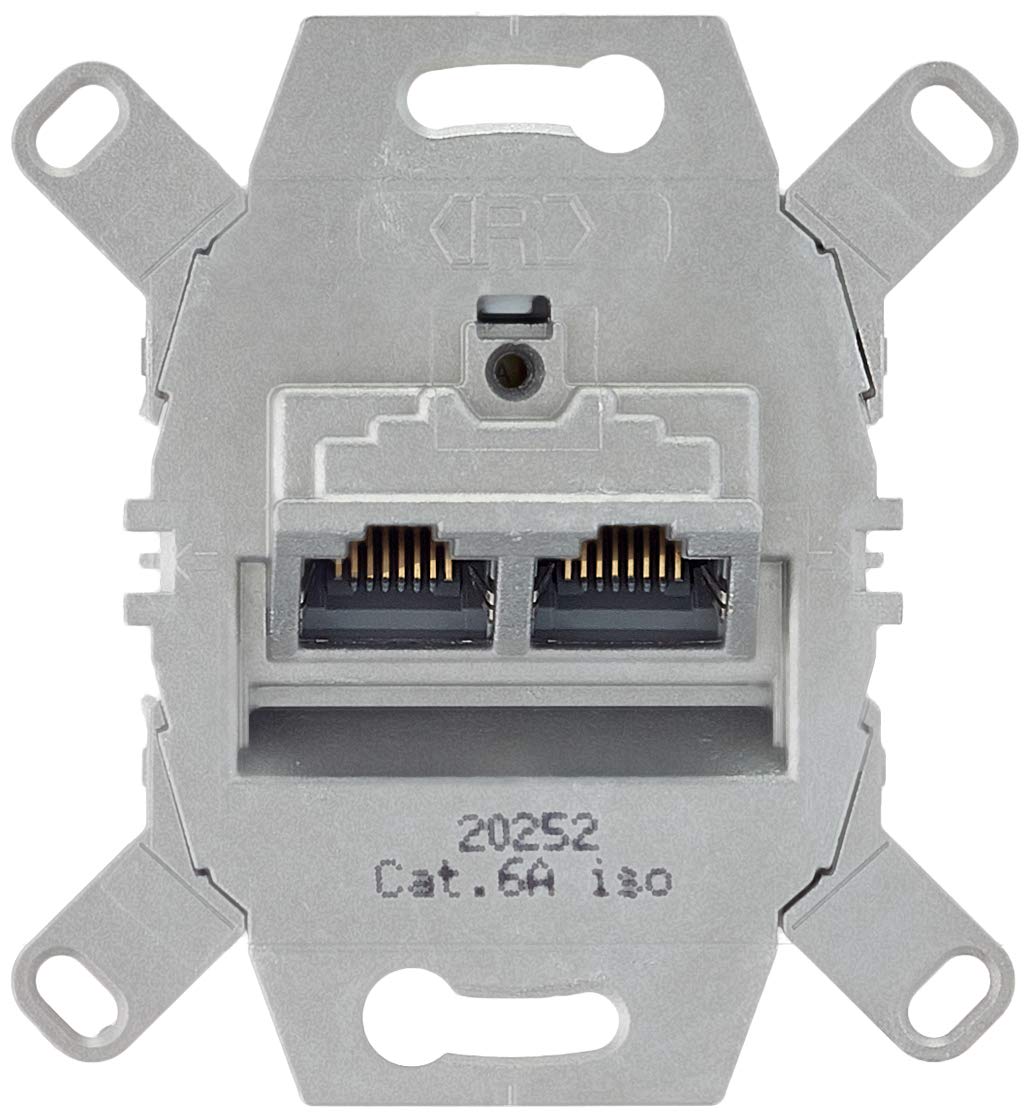 Rutenbeck UAE-Einsatz Cat.6A iso-8/8 Up O 1xRJ45, Packung mit 5