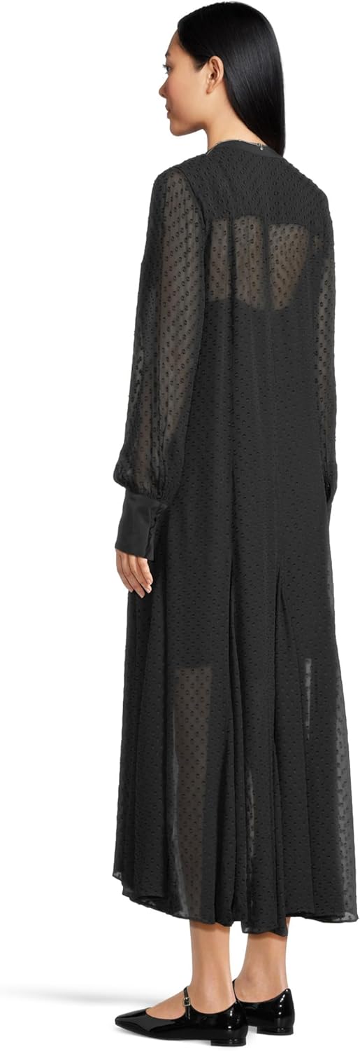 Madewell Women's Suzy Dress-Viscose Clip Dot Jacquard - Image 3