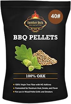 Lumber Jack 100% Oak Wood BBQ Grilling Pellets 40