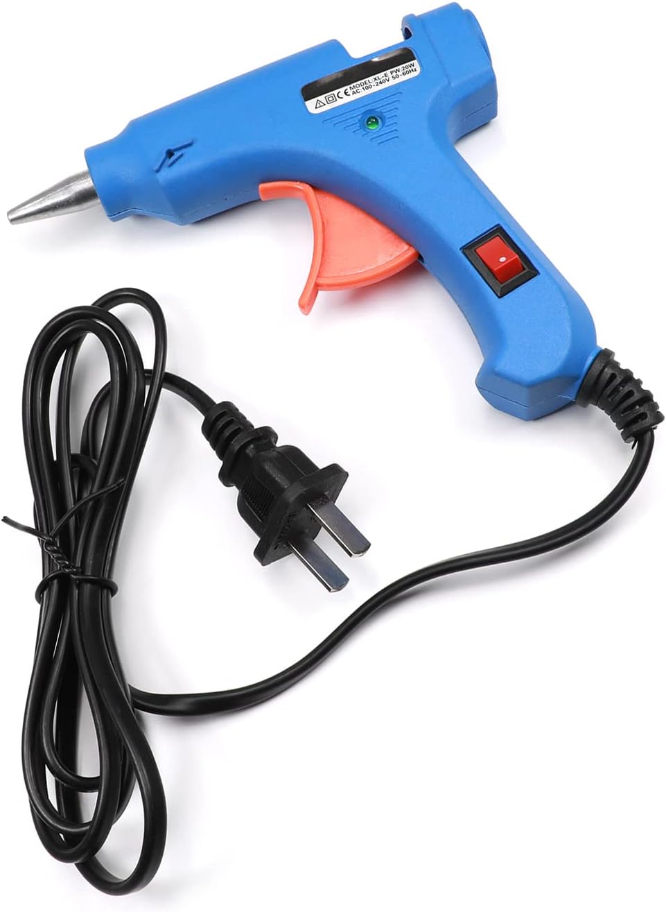Auniwaig Glue Gun,Mini Hot Glue Gun,Hot Glue Gun,for Crafts School DIY Arts Home Quick Repairs, 40W, Black