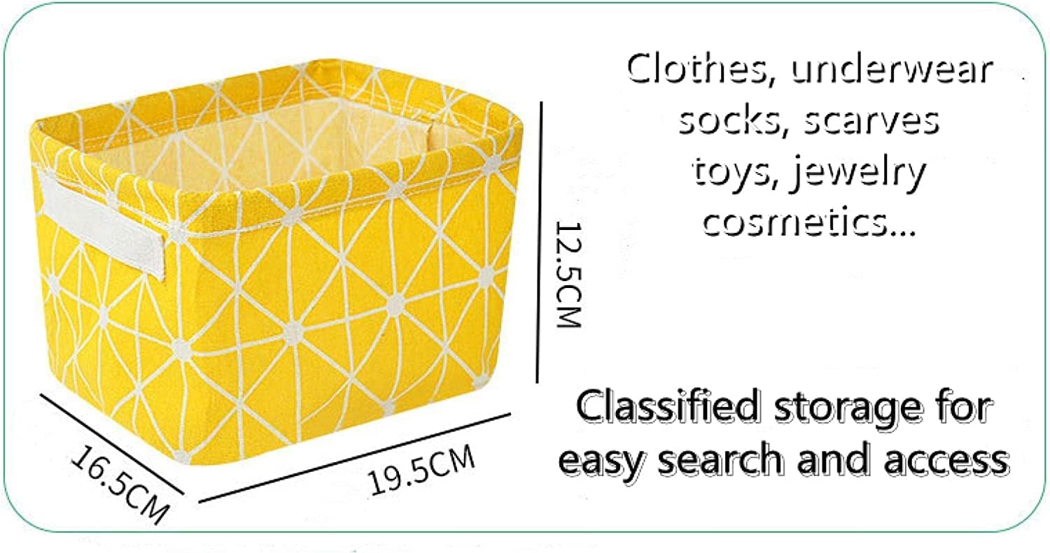 Storage Bags, Clothes Storage Bins Foldable Closet Organizer Storage Containers with Durable Handles Thick Fabric (Color : 09)