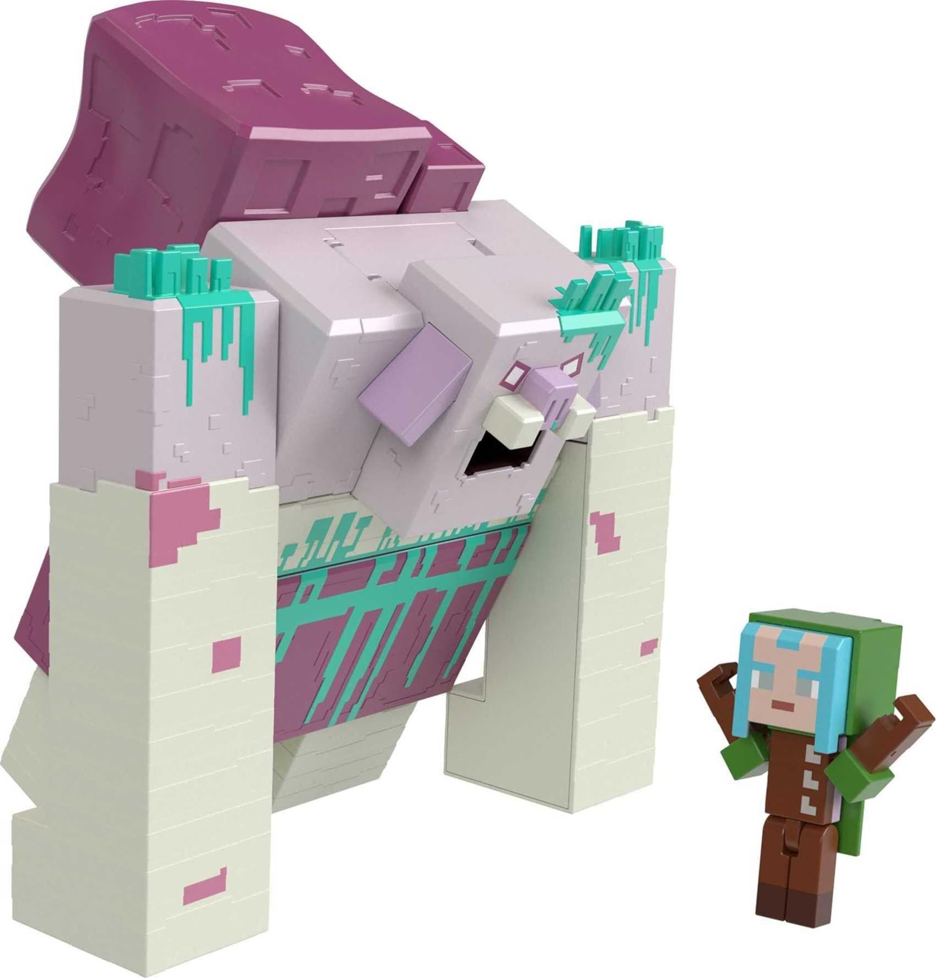 Minecraft Toys, Legends Devourer Action Figure, 1 Ranger Action Figure & 2 Accessories, Collectible Gift Set, HNC08