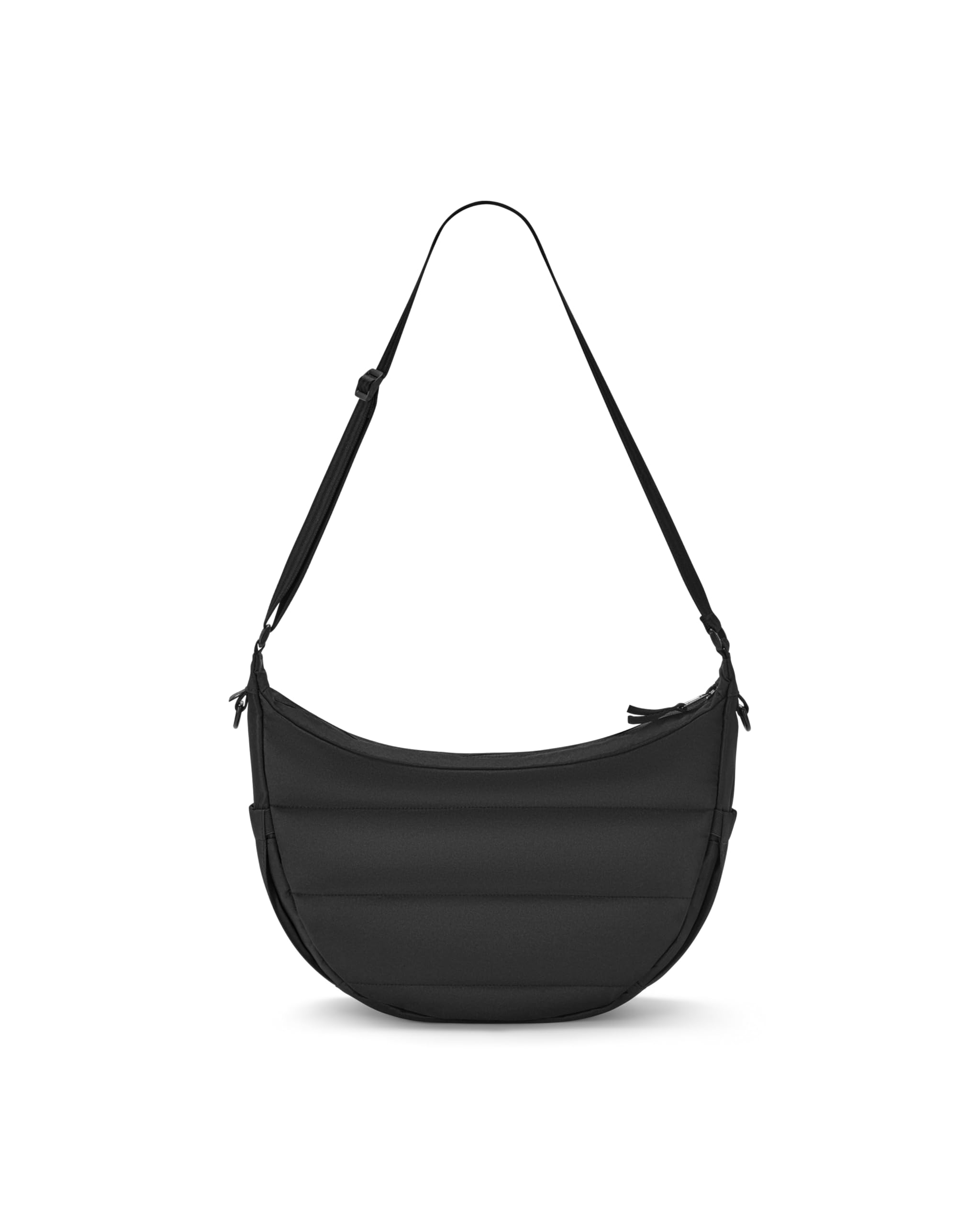 LARKSON Crossbody Bag Mujer y Hombre - Emma - Bolso Bandolera con Diseño de Media Luna - Bolso de Hombro Semicircular - Puffy Half Moon Bag - Repelente al Agua