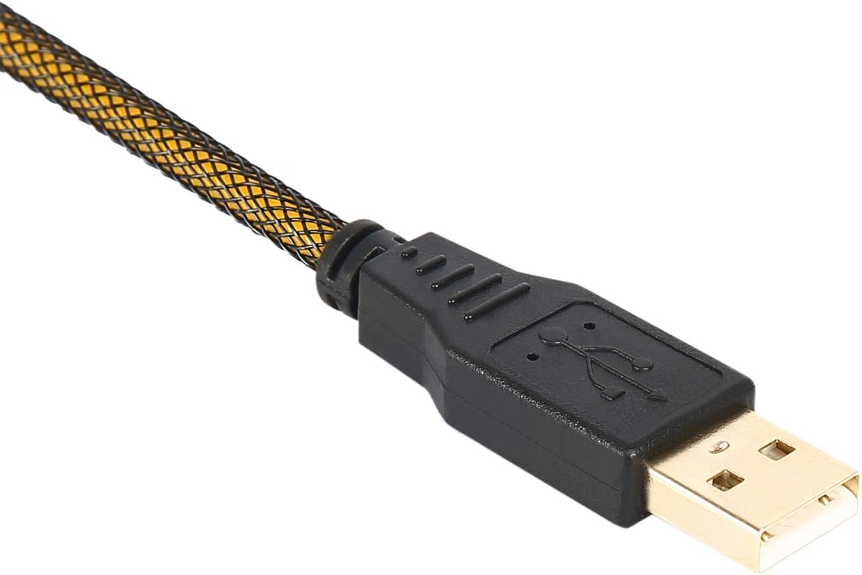 HDE USB Power and Data Cable for Nintendo New 2DS XL / 2DS / New 3DS XL / 3DS / DSi / DSi XL Charger and Data Sync Adapter with Braided Cord