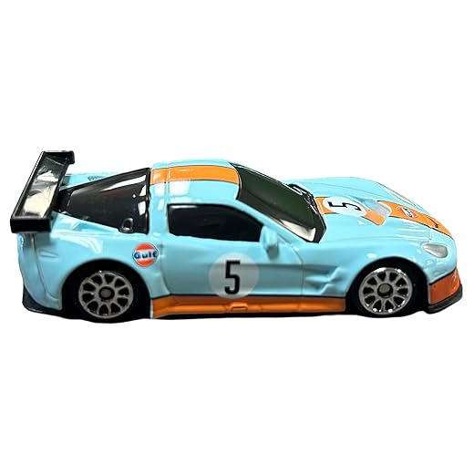 Greenlight Collectibles 51579 1:64 Scale 2010 Chevy Corvette C6-R - Gulf Oil #5 (Toylandbay Exclusive)