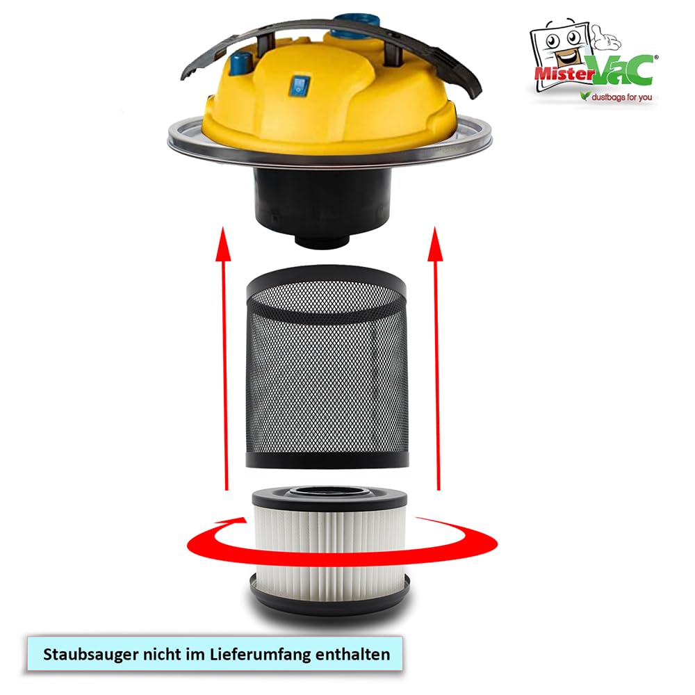 MisterVac | compatibile con cartuccia filtro filtro di ricambio Aldi Workzone AF 2017
